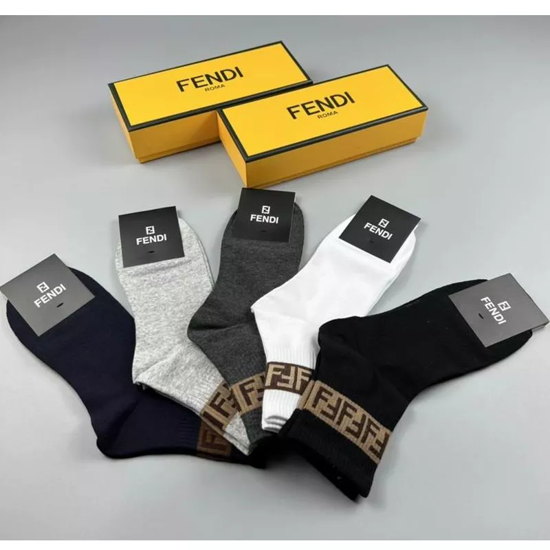 Fendi Socks Set 101703 0118 HOT SALE