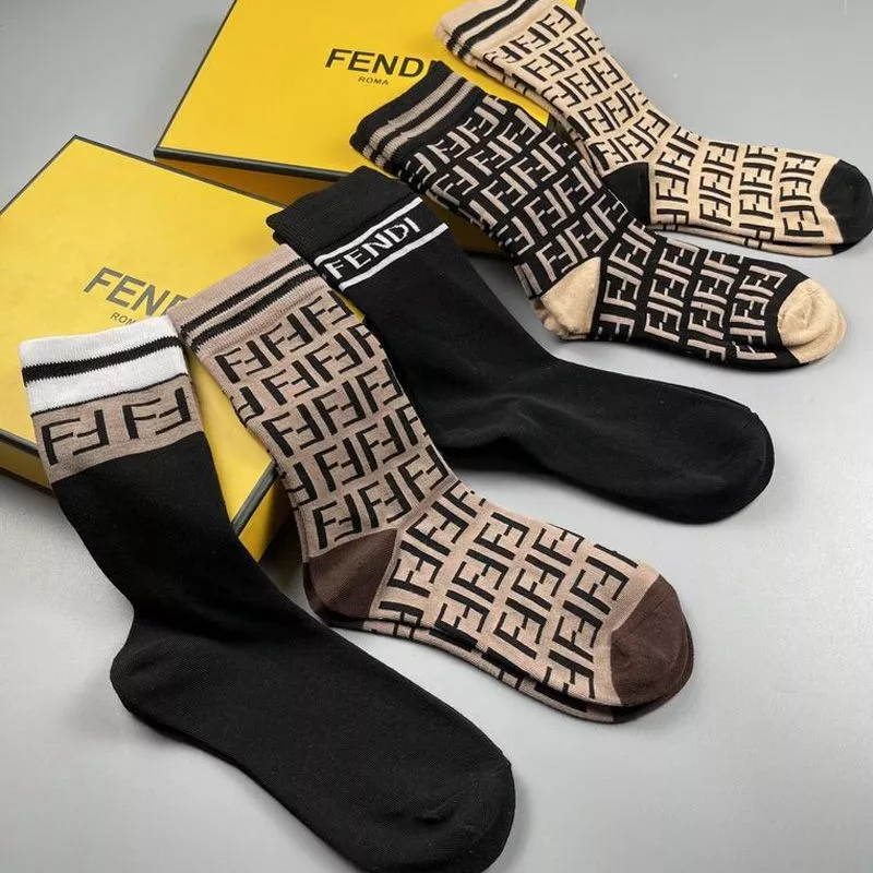 Fendi Socks Set 100539 0118 HOT SALE