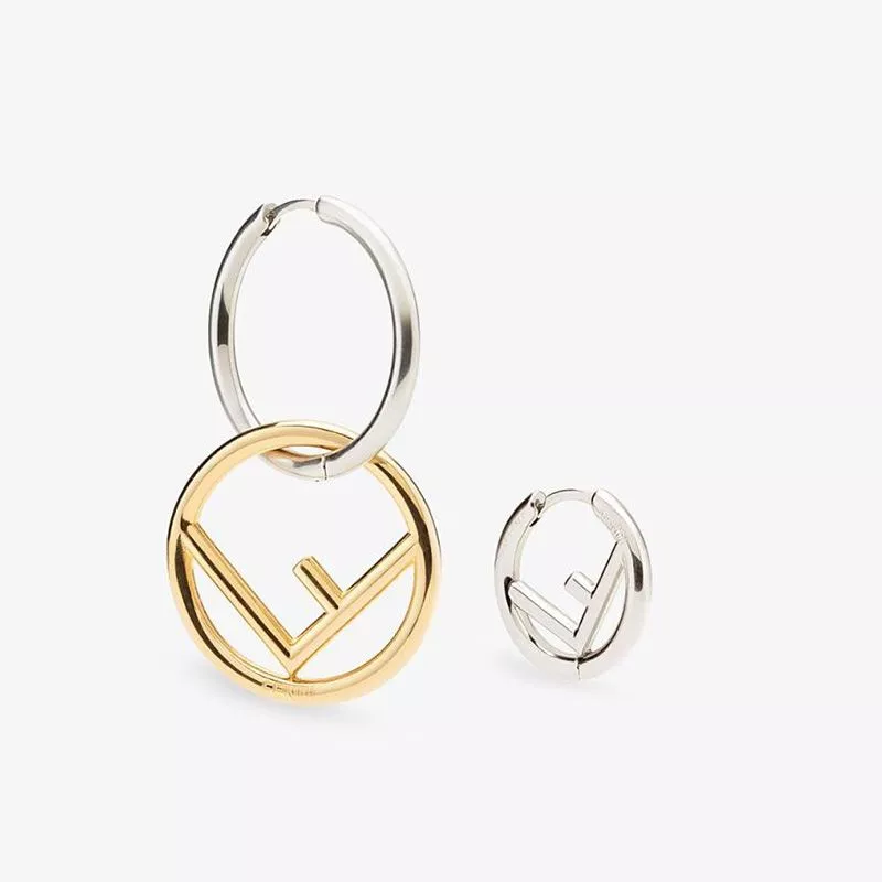 Affordable F is Fendi Pendant Earrings In Metal Gold Palladium 0115 HOT SALE