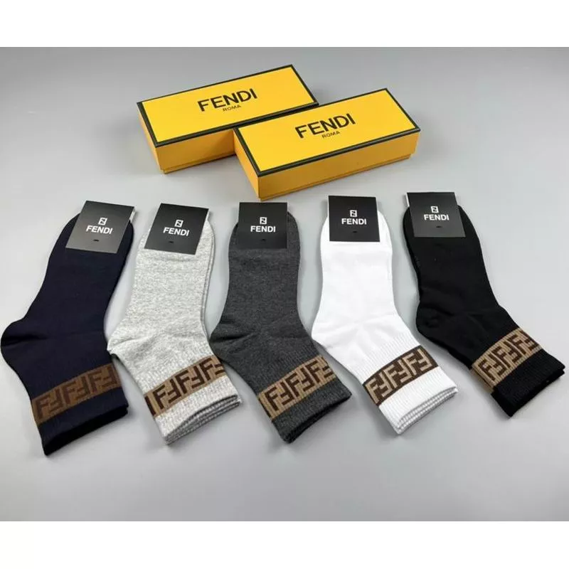 Affordable Fendi Socks Set 101703 0118 HOT SALE