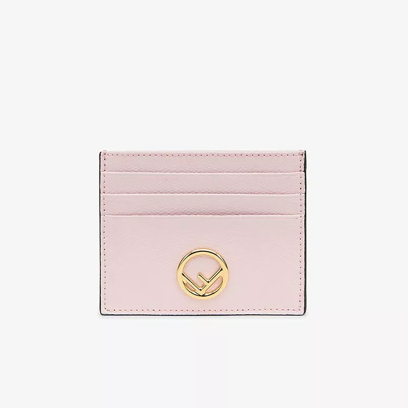 F is Fendi Card Holder In Calf Leather Pink 0116 HOT SALE