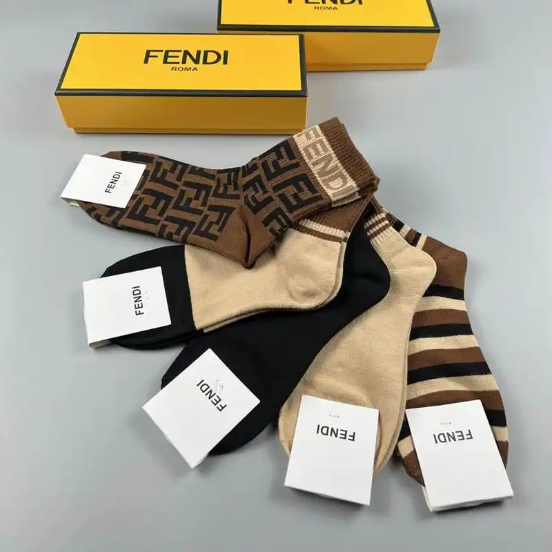 Cheap Fendi Socks Set 080203 0123 HOT SALE