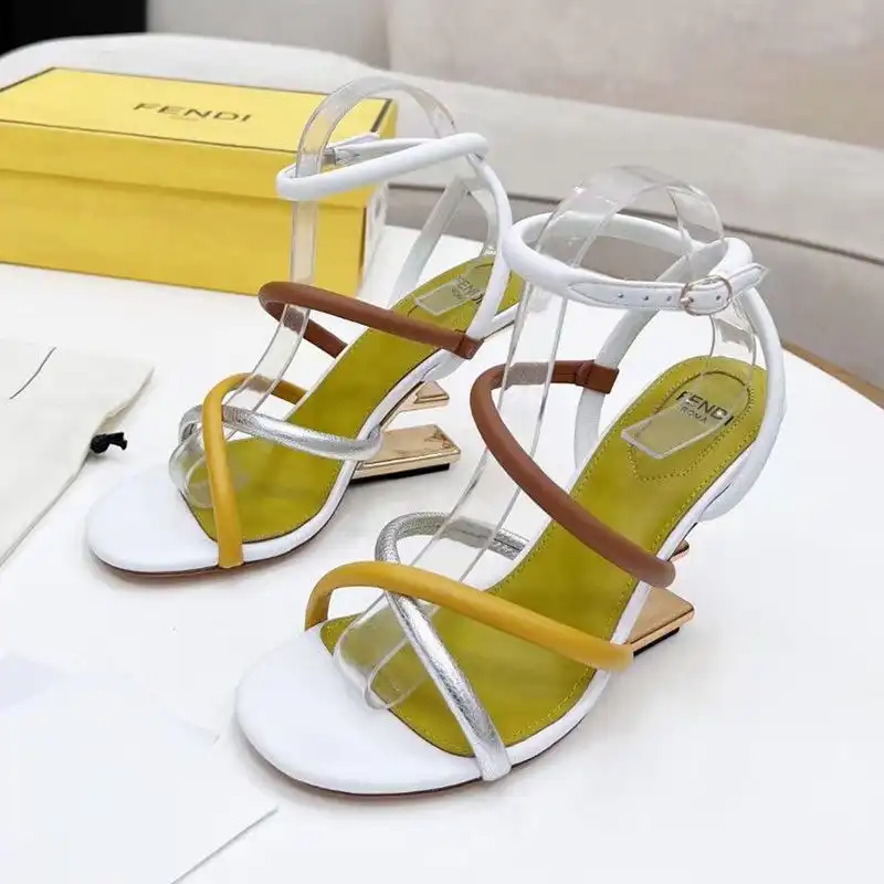 Fendi First Sandals Women Nappa Leather White 0128 HOT SALE