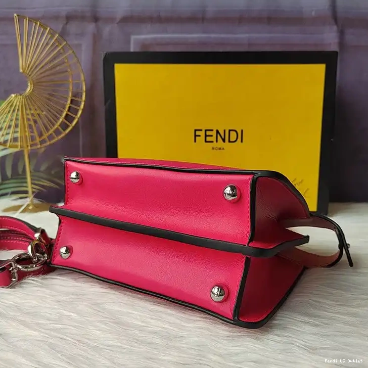 Affordable Rose Nappa Bag Leather In ISeeU Peekaboo Fendi Petite 0321 HOT SALE