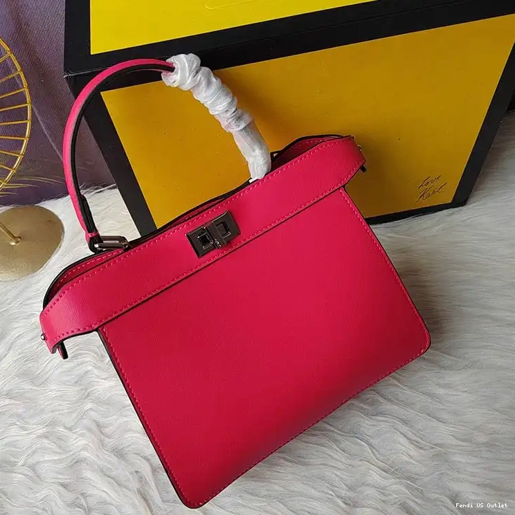 Affordable Rose Nappa Bag Leather In ISeeU Peekaboo Fendi Petite 0321 HOT SALE